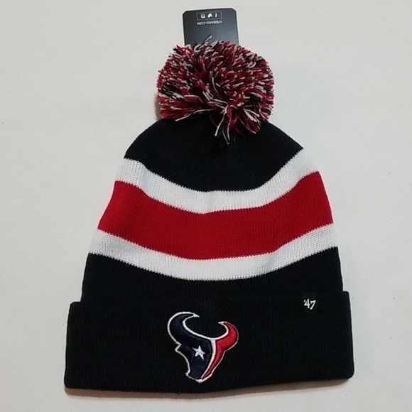 Houston Texans '47 Beanie with puff ball